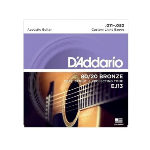 Encordoamento D'Addario Acoustic Guitar Bronze .011 - .052